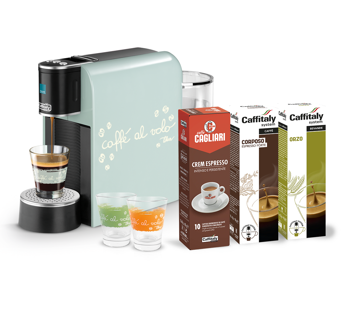 Macchina Lavazza EP MINI Bianca 300 Capsule Lavazza Espresso Point Mix Degustazione