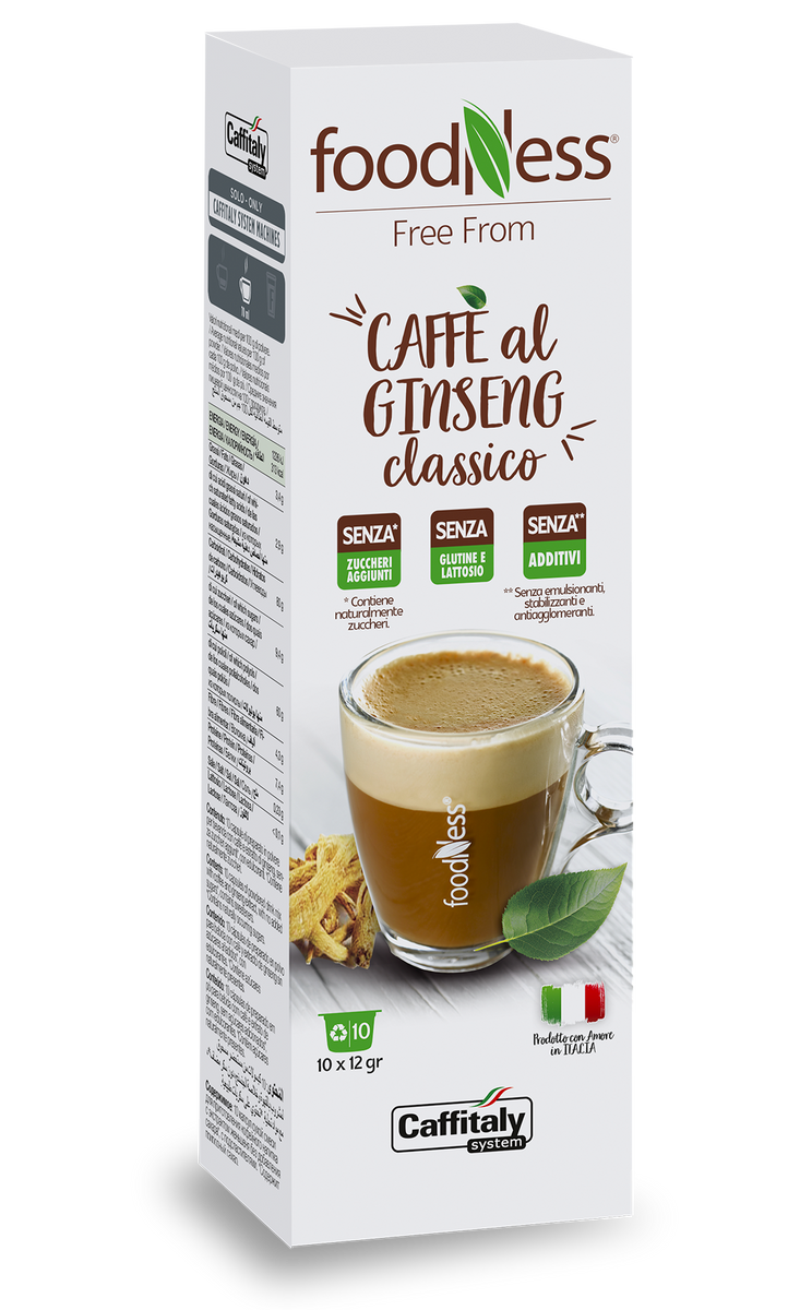 Nespresso Ginseng Scopri 10 Capsule FoodNess Caffè Al Ginseng Con Zenzero Compatibili Dolce Gusto Capsule Caffe Kimbo - Foto 8