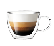 Tazze per Cappuccino con Piattini in Bamboo