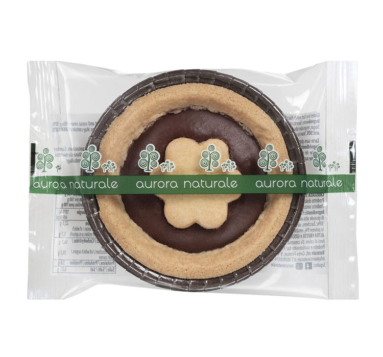 Crostata alla Crema di Nocciola e Cacao - Senza Glutine e Senza Latte - MONODOSE