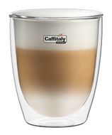 6 Bicchieri Vetro Latte Macchiato