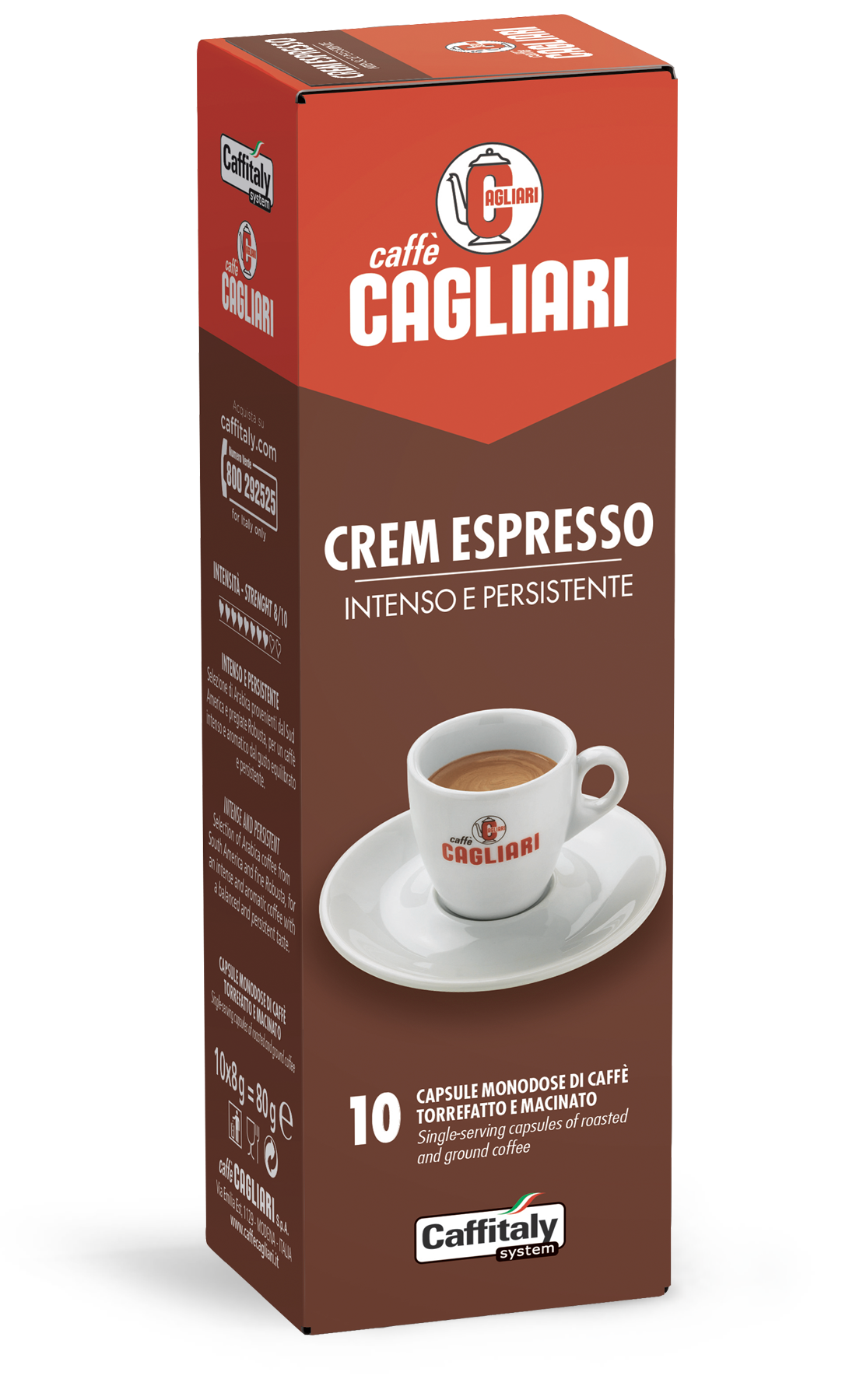 Capsule Caffè Crem Espresso Caffè Cagliari – Caffitaly