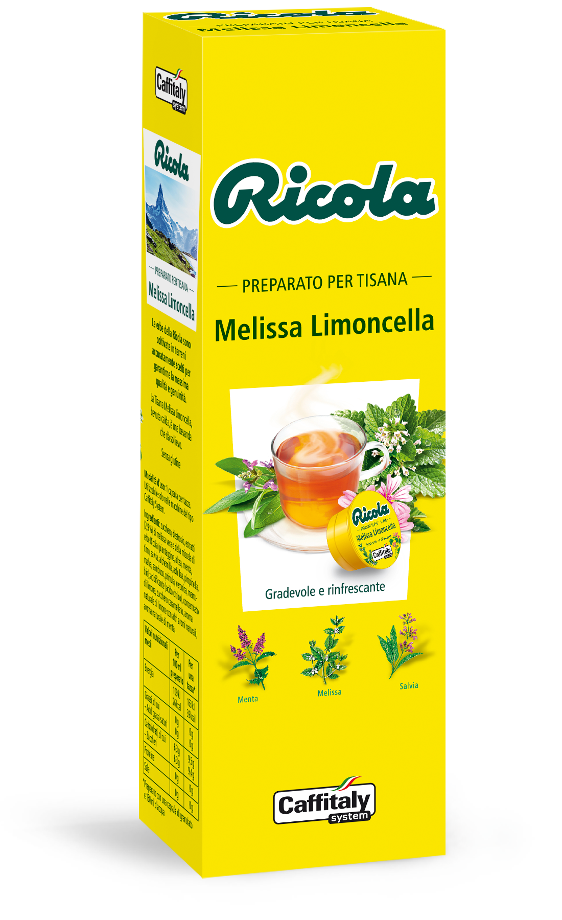 Capsule Tisana alla Melissa Limoncella Ricola – Caffitaly